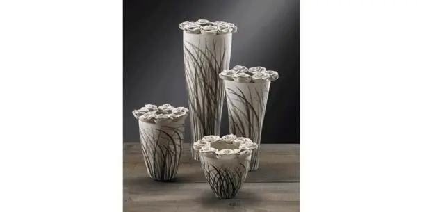 ΠΟΡΣΕΛΑΝΙΝΟ ΒΑΖΟ FLOWER